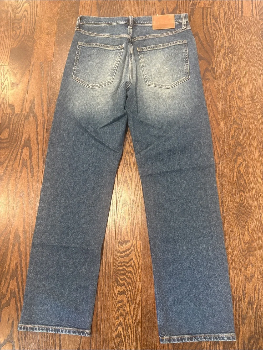 BR Banana Republic Classic Men’s Blue Washed Straight-Leg Jeans 31/30